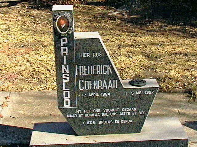 PRINSLOO Frederick Coenraad 1964-1987