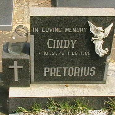 PRETORIUS Cindy 1978-1986