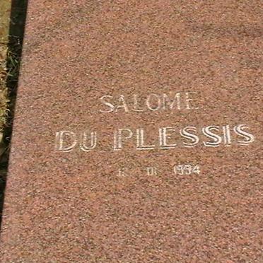 PLESSIS Salome, du 1994-1994
