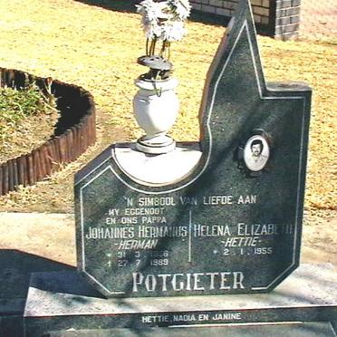 POTGIETER Johannes Hermanus 1956-1989 &amp; Helena Elizabeth 1955-