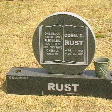 RUST Coen C. 1965-2003