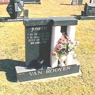 ROOYEN Joseph, van 1947-2007