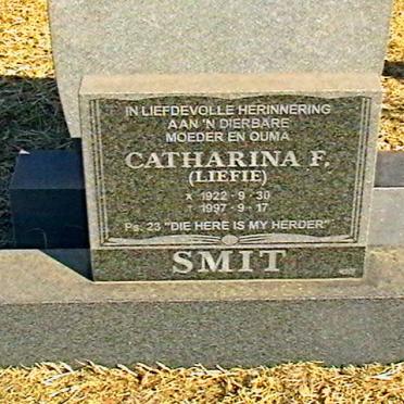 SMIT Catharina F. 1922-1997