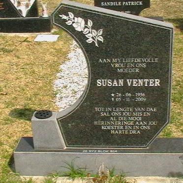 VENTER Susan 1956-2009