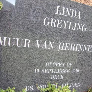 Mpumalanga, STANDERTON, NG Kerk Standerton Wes, Muur van Herinnering