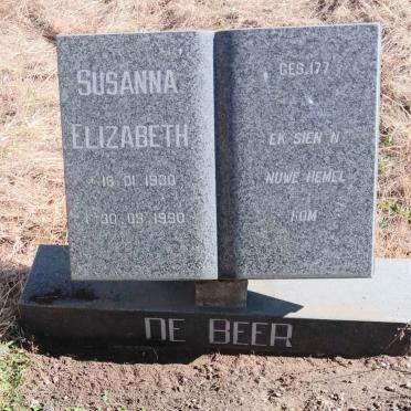 BEER Susanna Elizabeth, de 1930-1990