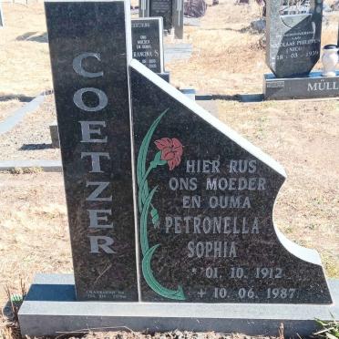 COETZER Petronella Sophia 1912-1987