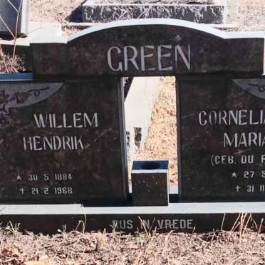 GREEN Willem Hendrik 1884-1968 & Cornelia Maria DU PREEZ 1893-1972