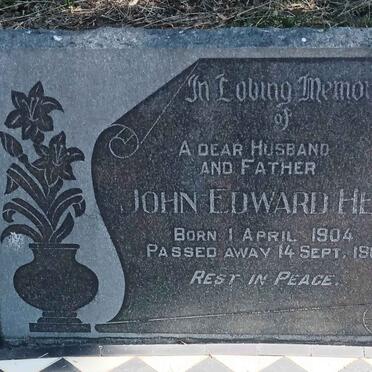 HEY John Edward 1904-1960