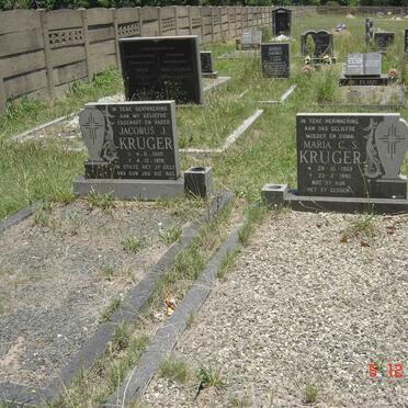 KRUGER Jacobus J. 1905-1978 E. Maria C.S. 1909-1990