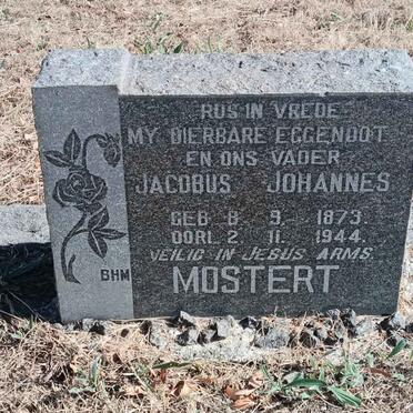MOSTERT Jacobus Johannes 1873-1944