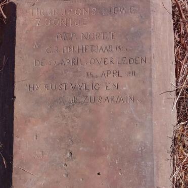 NORTJE D.E.P. 1904-1911