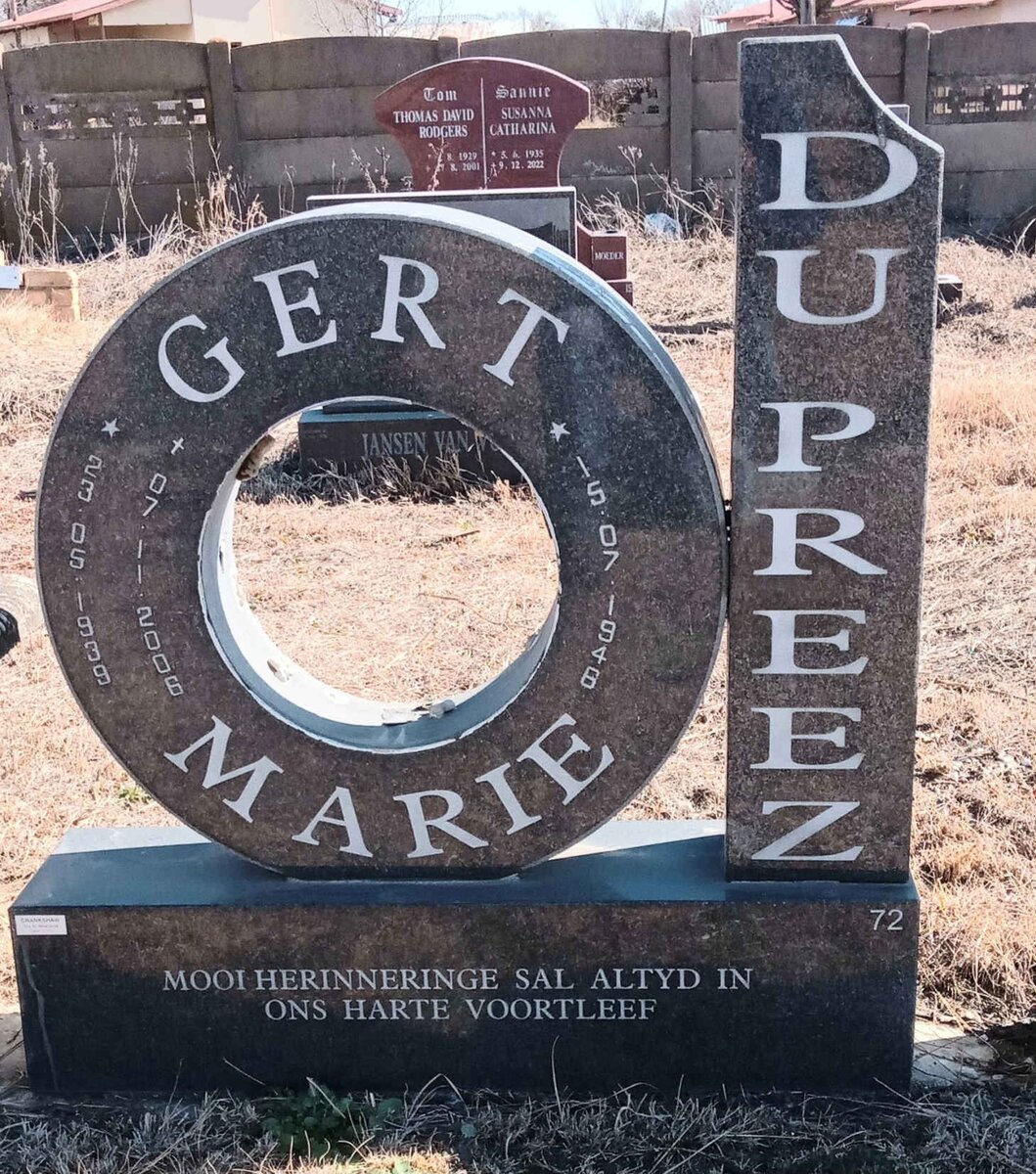 PREEZ Gert, du 1939-2006 & Marie 1946-