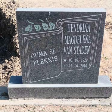 STADEN Hendrina Magdelena, van 1929-2010