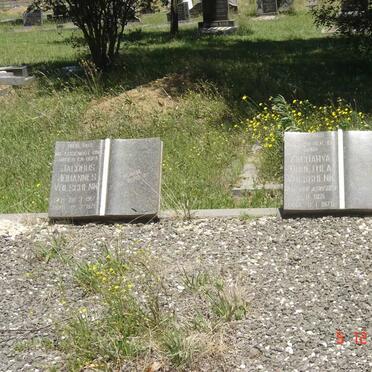 VOLSCHENK Jacobus Johannes 1917-1971 &amp; Zacharya Dorethea VAN ASWEGEN 1921-1975