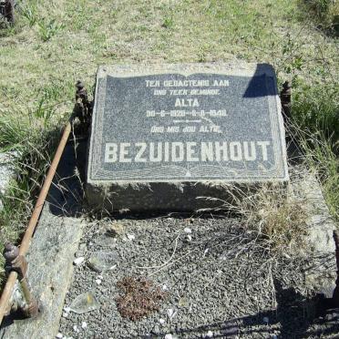 BEZUIDENHOUT Alta 1928-1948