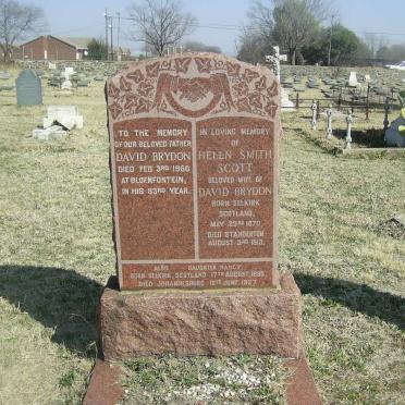 BRYDON David  -1950 &amp; Helen Smith SCOTT 1870-1913 :: BRYDON Nancy 1895-1927