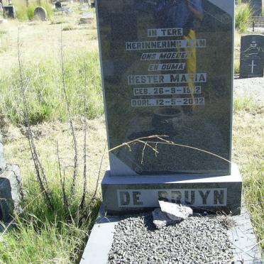 BRUYN Hester Maria, de 1912-2002