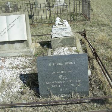 BOSMAN Meg nee McFADDEN 1887-1985