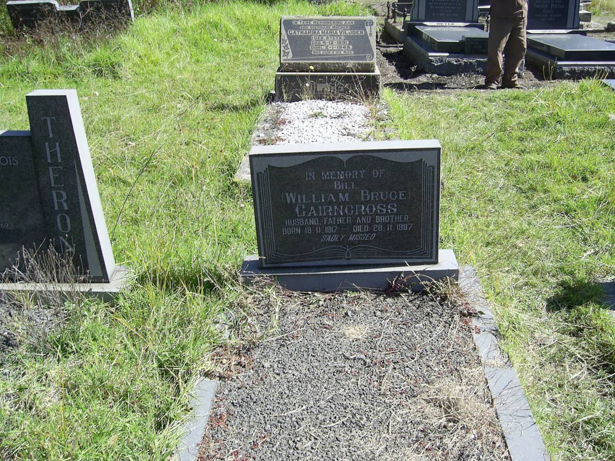 CAIRNCROSS William Bruce 1917-1987