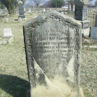 GROENEWALD Elizabet Maria Cornelia nee VISAGE 1839-1913