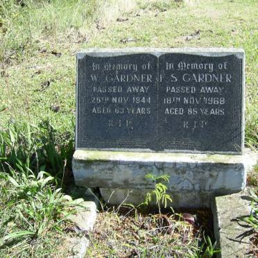 GARDNER W. -1944 &amp; F.S. -1968