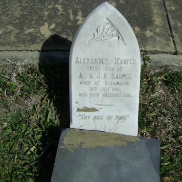 HARPER Alexander 1901-1901