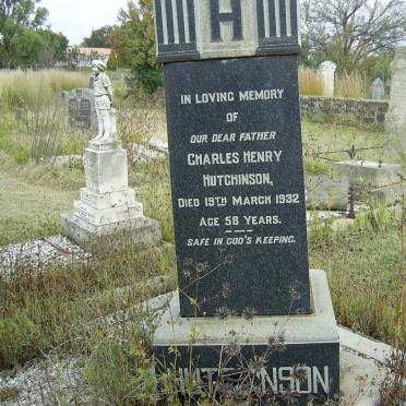 HUTCHINSON Charles Henry -1932