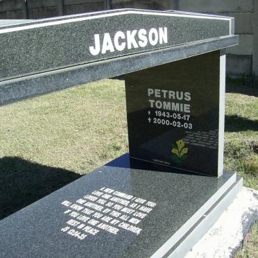 JACKSON Petrus Tommie 1943-2000