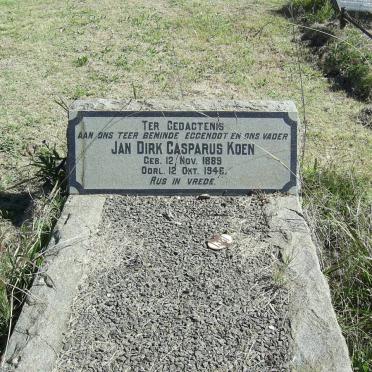 KOEN Jan Dirk Casparus 1889-1946