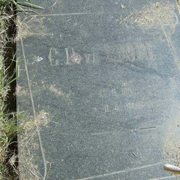 LINDE C.P., van der 1884-1945