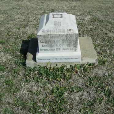 MERWE C.?. van der 1889-1911