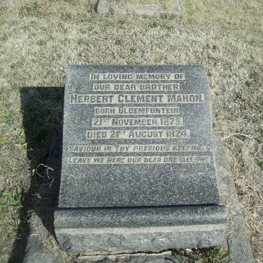 MAHON Herbert Clement 1875-1924