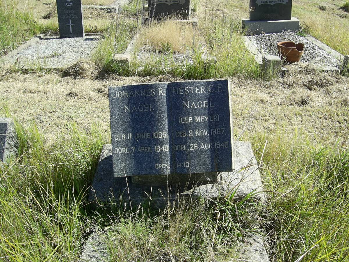 NAGEL Johannes R. 1865-1949 &amp; Hester C.E. MEYER 1867-1943