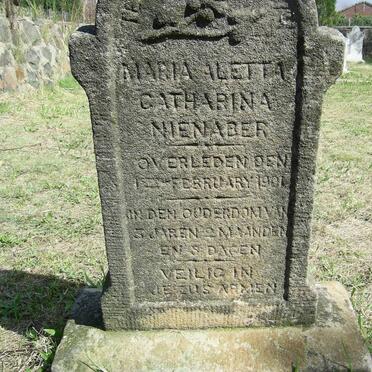 NIENABER Maria Aletta Catharina  -1901