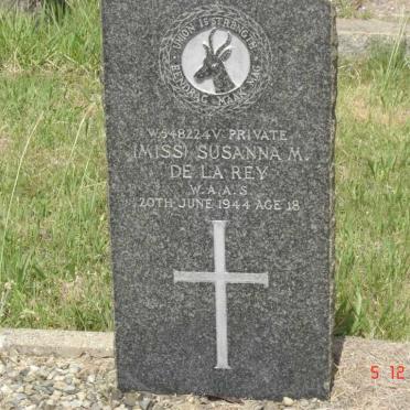 REY Susanna M, de la -1944