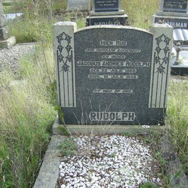 RUDOLPH Jacobus Andries 1868-1942 &amp; Maria Magdalena Emmerentia DE JAGER 1870-1948 