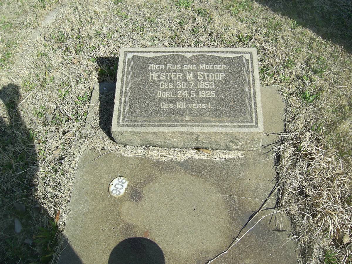 STOOP Hester M. 1853-1925