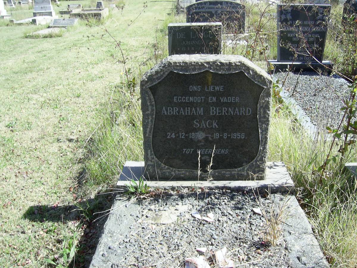 SACK Abraham Bernard 1872-1956
