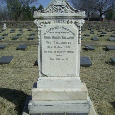 TALJARD Dina Maria nee GELDENHUYS 1851-1902