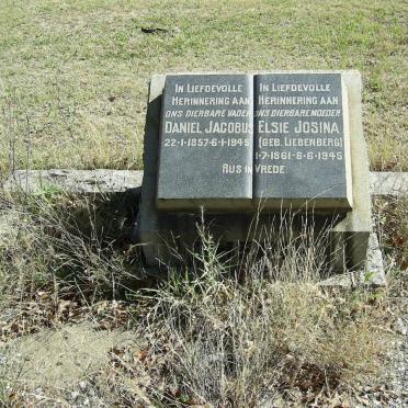 THERON Daniel Jacobus 1857-1945 &amp; Elsie Josina LIEBENBERG 1861-1945