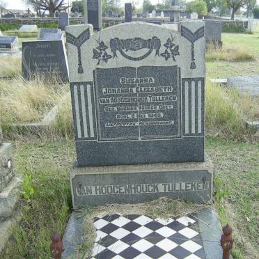 TULLEKEN Susanna Johanna Elizabeth, VAN HOOGENHOUCK formerly GREY nee BOSMAN -1945