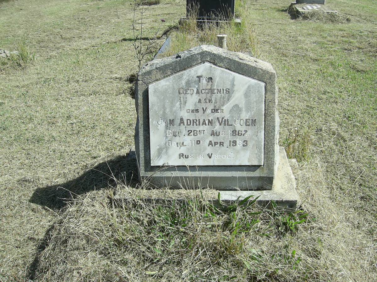 VILJOEN Jan Adrian 1862-1933