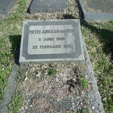 VEEN Pieter Adriaan, van 1860-1915
