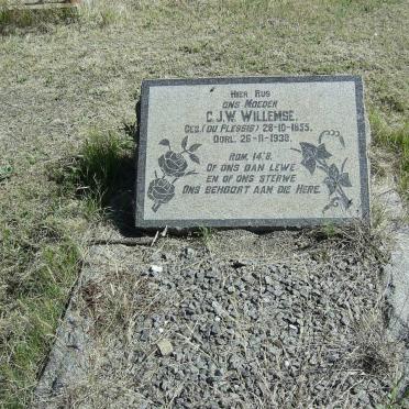 WILLEMSE C.J.W. nee DU PLESSIS 1855-1938