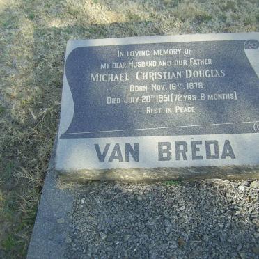 BREDA Michael Christian Douglas, van 1878-1951