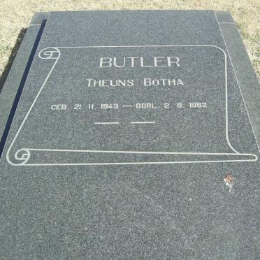 BUTLER Theuns Botha 1943-1982
