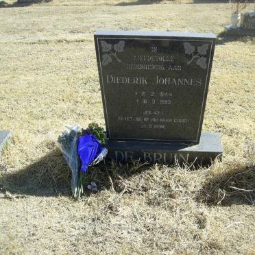 BRUIN Diederik Johannes, de 1944-1993