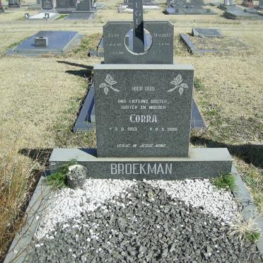 BROEKMAN Corra 1953-1986