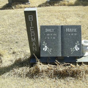 BIERMAN Dolf 1925-1991 &amp; Marie 1927-